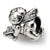 Sterling Silver Kids Cupid Bead Charm hide-image