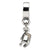 Kids Vanity Chair Charm Dangle Bead in Sterling Silver