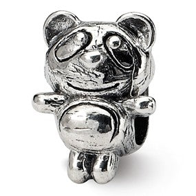 Sterling Silver Kids Baby Panda Bead Charm hide-image