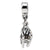 Kids Chair Charm Dangle Bead in Sterling Silver