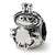 Sterling Silver Kids Ladybug Bead Charm hide-image