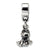 Kids Frog Charm Dangle Bead in Sterling Silver