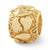 Hearts Charm Bead in Gold Plated