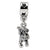 Sterling Silver Monkey Dangle Bead Charm hide-image