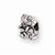 Sterling Silver Kids Elephant w/Baby Bead Charm hide-image