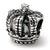 Sterling Silver Kids Crown Bead Charm hide-image