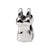 Kids Dress Charm Bead in Sterling Silver