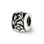 Sterling Silver Floral Bead Charm hide-image