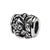 Floral Charm Bead in Sterling Silver