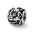 Floral Charm Bead in Sterling Silver