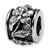 Sterling Silver Floral Bead Charm hide-image