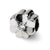 CZ Clover Charm Bead in Sterling Silver