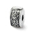 Hinged Floral Clip Charm Bead in Sterling Silver