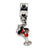 Enameled Martini Charm Dangle Bead in Sterling Silver