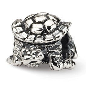 Sterling Silver Turtle Bead Charm hide-image