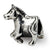 Sterling Silver Horse Bead Charm hide-image