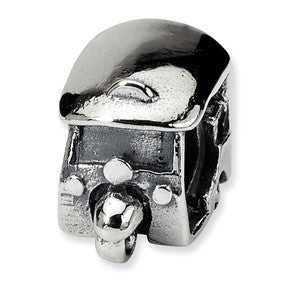 Sterling Silver Delivery Cart Bead Charm hide-image