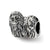 Yorkshire Terrier Charm Bead in Sterling Silver