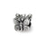 Kids Butterfly Charm Bead in Sterling Silver