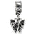 Kids Butterfly Charm Dangle Bead in Sterling Silver