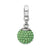 Aug Swarovski Elements Ball Charm Dangle Bead in Sterling Silver