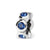 Sept Swarovski Elements Birthstone Charm Bead in Sterling Silver