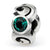 Sterling Silver May Swarovski Elements Birthstone Bead Charm hide-image