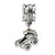 Sterling Silver Baby Buggy Dangle Bead Charm hide-image