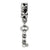 Sterling Silver Key Dangle Bead Charm hide-image