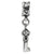 Key Charm Dangle Bead in Sterling Silver