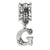 Sterling Silver Letter G Dangle Bead Charm hide-image