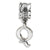 Letter Q Charm Dangle Bead in Sterling Silver