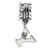 Letter Y Charm Dangle Bead in Sterling Silver