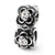 Sterling Silver CZ Connector Bead Charm hide-image