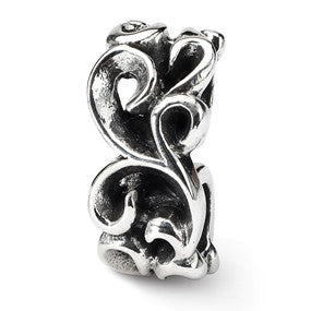 Sterling Silver Scroll Connector Bead Charm hide-image