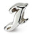 Sterling Silver Letter J Script Bead Charm hide-image