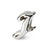 Letter J Script Charm Bead in Sterling Silver