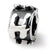 Sterling Silver Letter H Message Bead Charm hide-image