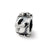 Number 4 Message Charm Bead in Sterling Silver