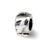 Number 7 Message Charm Bead in Sterling Silver