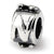 Sterling Silver Letter N Message Bead Charm hide-image