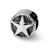 Star Charm Bead in Sterling Silver