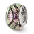 Sterling Silver Pink Dichroic Glass Bead Charm hide-image