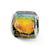 Sterling Silver Rainbow Dichroic Glass Bead Charm hide-image