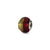 Gold/Red Italian Murano Charm Bead in Sterling Silver