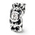 Sterling Silver CZ Connector Bead Charm hide-image