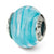 Sterling Silver Blue/White Italian Murano Bead Charm hide-image