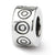 Sterling Silver Circles Bali Bead Charm hide-image