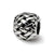 Basketweave Bali Charm Bead in Sterling Silver