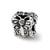 Butterfly w/CZ Bali Charm Bead in Sterling Silver